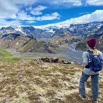 Hiking in the highlands 