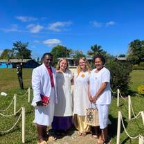 Family photo after church