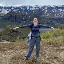 Standing atop a mountain in the highlands