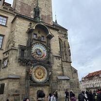 This is a photo on my first day of the program, right outside of the Astronomical Clock in the center of Prague!
