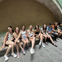 Sight seeing on one of our last days on the program!