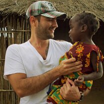 helping as much as possible and falling in love. 