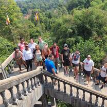 Visited a temple on Kulen mountain on our way to the Kulen water fall.