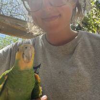 With my Bird Best Friend