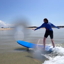 Surfing adventure booked through this agency 