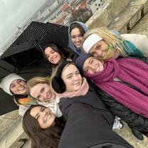 My best friends and I in Budapest!