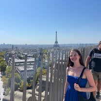 Loving the view from the arc de triomphe!