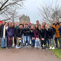 USAC friends on the Blarney Castle grounds!