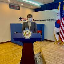 As a Benjamin A. Gilman Scholar, I had the privilege of visiting the Public Diplomacy Section at the US Embassy Seoul, joining fellow scholars for insightful discussions. The session covered topics such as US Government career opportunities, safety and security in Korea, and provided a unique opportunity to engage in direct conversations with Foreign Service Officers.