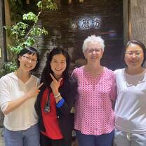 Me with my 3 wonderful teachers