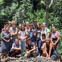Dragons Group with local coffee cooperative 