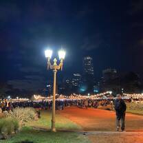 Evening Coffee Fair in Palermo Park