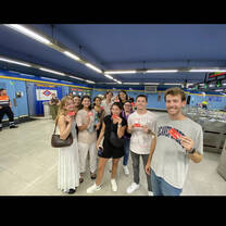 Getting metro cards during orientation 