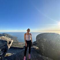 Me at the summit of Table Mountain! 