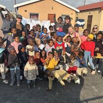 During a weekend activity at the Bathande Reading Club
