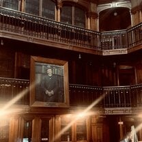 Inside La Biblioteca Nacional.
