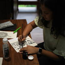 Learning Chinese calligraphy 