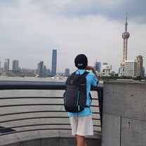 The bund in Shanghai