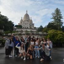 Exploring Paris with my new friends!