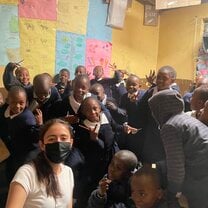 Volunteering at a primary school