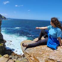 Enjoying the views at Cape of Good Hope!