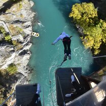 Bungee jumping in New Zealand 