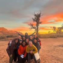 Group photo in canyons