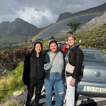 Chasing rainbows in Cape Town! 