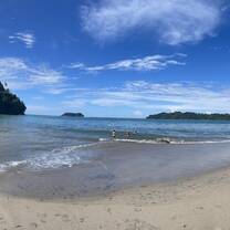 Private beach inside Manuel Antonio National Park