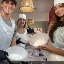 pizza making class through ciee!