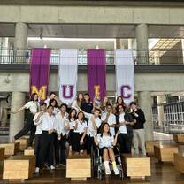 International student friends on MUIC campus (last day of class)