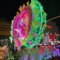 One of the Christmas floats