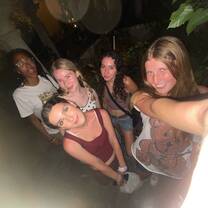 With some of the other students