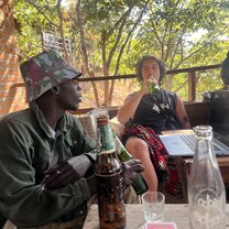During the free time on a weekend with HYCF team.