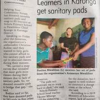 We made it in the Malawi news paper