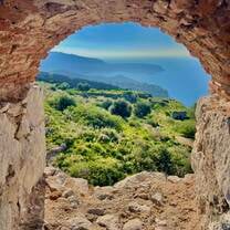 View from Napflio on Peloponnese field study