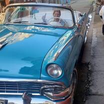 Classic car ride