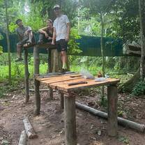 After building a platform for one of the bears