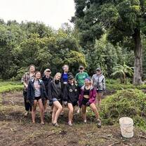 Myself and other volunteers doing work in Hawaii 