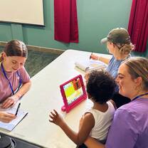 Doing therapy in Belize 