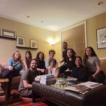 We're visiting the professor