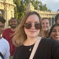 Me (center) and some friends from summer session II in El Retiro!