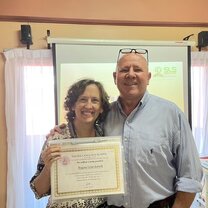 My TEFL cert with my instructor Cillian