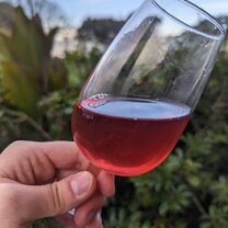 2023 Pinot Noir Rose that I made in Wine 201