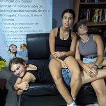 Me and my Homestay girls after the intercambio