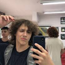 Me and the all of the guys got eyebrow slits to commemorate the bonding of the trip.