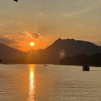 Sunset river cruise