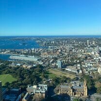 Sydney city view from Tower Eye