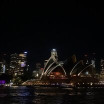 Sydney Opera House during Vivid Light