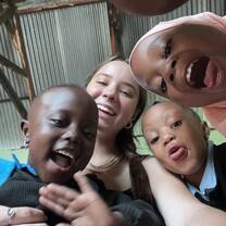 Playing with the kids 